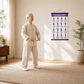 🧘 NU 50% KORTING! 📋 Tai Chi-trainingsposter voor senioren – Eenvoudig te volgen bewegingen, grote letters en illustraties – Rustige dagelijkse oefeningen voor evenwicht en flexibiliteit 💪