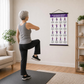 🧘 NU 50% KORTING! 📋 Tai Chi-trainingsposter voor senioren – Eenvoudig te volgen bewegingen, grote letters en illustraties – Rustige dagelijkse oefeningen voor evenwicht en flexibiliteit 💪