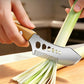 🎉2026 SALE – 16.000+ VERKOCHT!🥬 Multifunctioneel Groentensnijmes – Kamvormig Blad voor Perfecte Julienne, Vissenschubber & Kruidenstripper – 3-in-1 – Beukenhouten Handvat! ✨