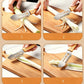 🎉2026 SALE – 16.000+ VERKOCHT!🥬 Multifunctioneel Groentensnijmes – Kamvormig Blad voor Perfecte Julienne, Vissenschubber & Kruidenstripper – 3-in-1 – Beukenhouten Handvat! ✨