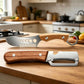 🎉2026 SALE – 16.000+ VERKOCHT!🥬 Multifunctioneel Groentensnijmes – Kamvormig Blad voor Perfecte Julienne, Vissenschubber & Kruidenstripper – 3-in-1 – Beukenhouten Handvat! ✨