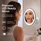 💄 Make-upspiegel met 10x vergroting – LED-ringlamp & 360° verstelbaar voor make-up en huidverzorging