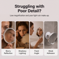 💄 Make-upspiegel met 10x vergroting – LED-ringlamp & 360° verstelbaar voor make-up en huidverzorging
