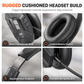 Draadloze Bluetooth-headset voor callcenters met ENC (omgevingsruisonderdrukking) en automatische koppeling, geschikt voor klantenservice en vrachtwagenchauffeurs