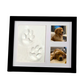 🐾 50% KORTING! DIY-herinneringsset voor pootafdrukken van huisdieren – houten lijst, zachte klei & ruimte voor een foto – bewaar een dierbare herinnering voor altijd 🖼️🐱