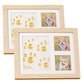 🐾 50% KORTING! DIY-herinneringsset voor pootafdrukken van huisdieren – houten lijst, zachte klei & ruimte voor een foto – bewaar een dierbare herinnering voor altijd 🖼️🐱