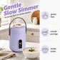 🍲 Save 50%! ⚡ Mini Electric Stew Pot – Ceramic liner & portable ✨