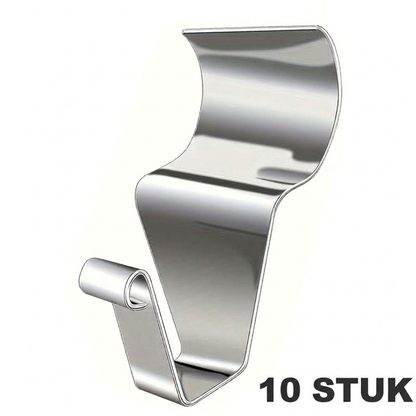 🧱 50 % KORTING! 🏠 Stevige 304 roestvrijstalen haakbevestigingen voor vinylbekleding – installatie zonder gaten voor decoraties buitenshuis 🔩