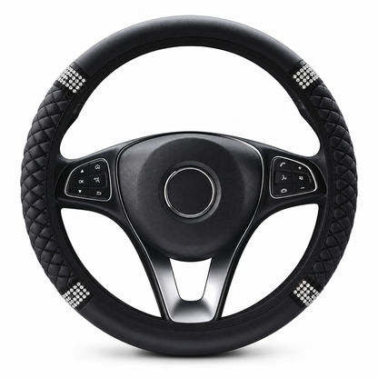 🚗 50% KORTING! ✨Strass Stuurhoes – Schitterend, Gewatteerd, Luxueus 🚗