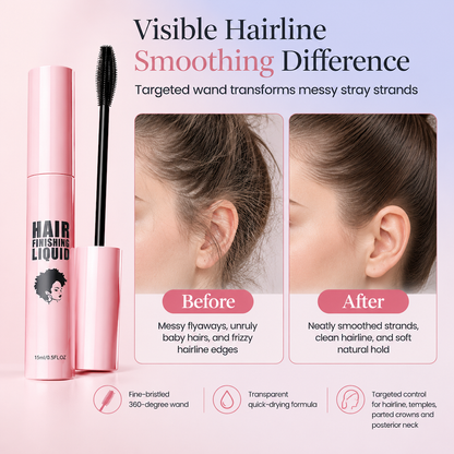 ✨📢 50% KORTING !! ⏰ Haar Finishing Stick voor het Temmen en Stylen van Pluis & Loshangend Haar ✨
