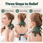 💆💥 50% KORTING! Alsof je een personal masseur op je nek hebt! Deze bionische 3D-massager kneedt met vijfvingertechniek en dubbele warmte – handsfree, met 2000 mAh.