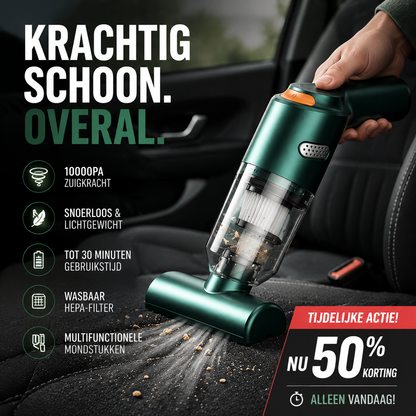 ⚡ Draadloze autostofzuiger die écht werkt. Geen plekje blijft vies. 🎯